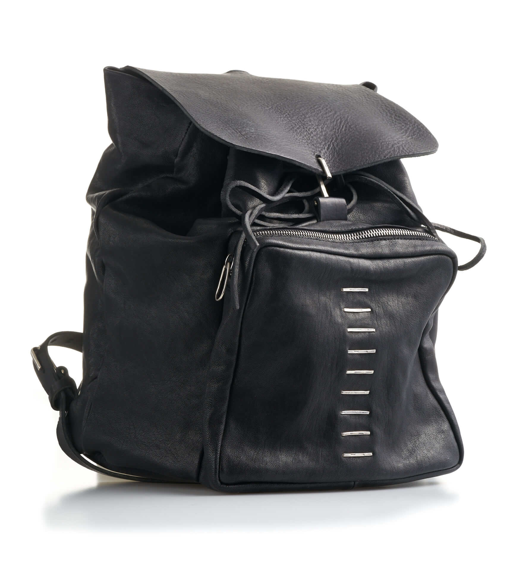DANIELE BASTA | leather and silver 925 bag - COCCA GRANDE GRAP 45